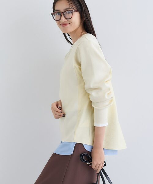 INDIVI / インディヴィ ニット・セーター | 【洗える/選べる8色】トーンアップニット | 詳細2