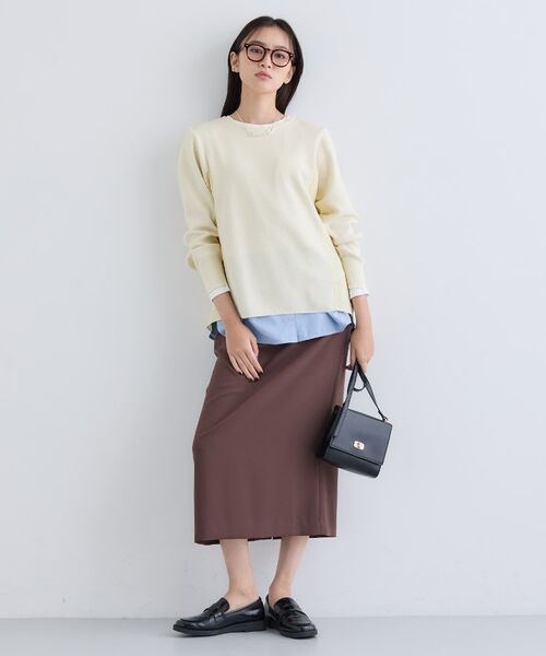 INDIVI / インディヴィ ニット・セーター | 【洗える/選べる8色】トーンアップニット | 詳細4