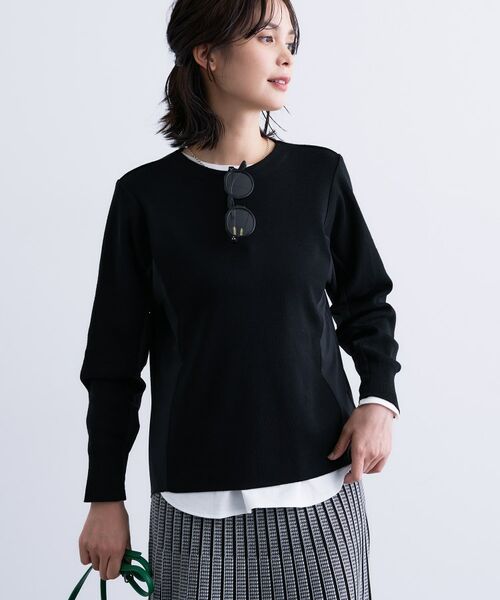 INDIVI / インディヴィ ニット・セーター | 【洗える/選べる8色】トーンアップニット | 詳細6