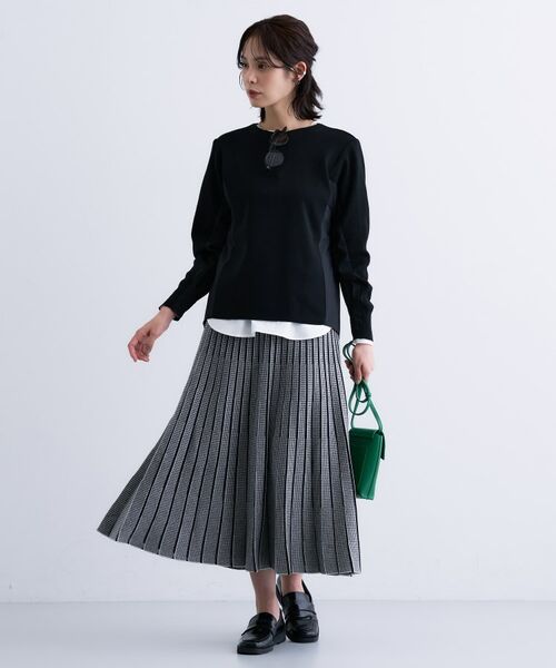 INDIVI / インディヴィ ニット・セーター | 【洗える/選べる8色】トーンアップニット | 詳細8