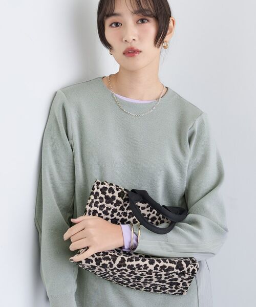 INDIVI / インディヴィ ニット・セーター | 【洗える/選べる8色】トーンアップニット(グレー(312))