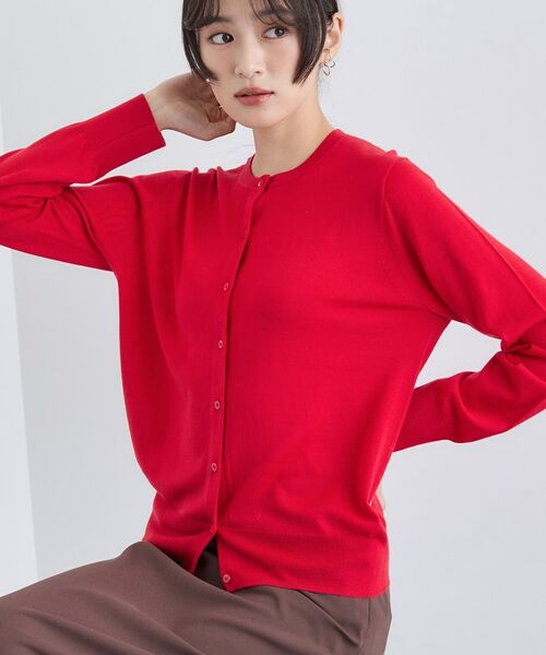 INDIVI / インディヴィ カーディガン・ボレロ | 【洗える】ハイゲージニットカーディガン | 詳細10