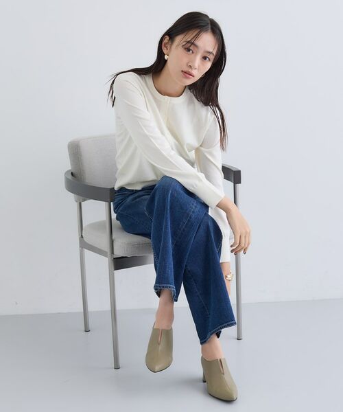 INDIVI / インディヴィ カーディガン・ボレロ | 【洗える】ハイゲージニットカーディガン | 詳細3