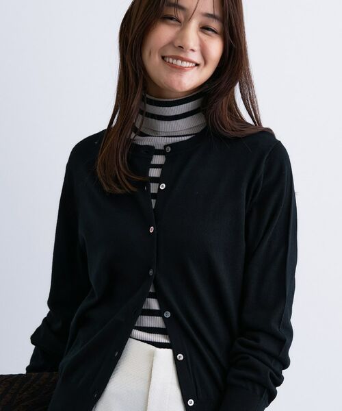 INDIVI / インディヴィ カーディガン・ボレロ | 【洗える】ハイゲージニットカーディガン | 詳細6