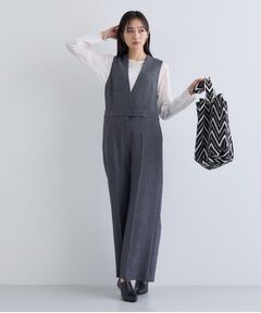 INDIVI / インディヴィ サロペット・オールインワン | 【トレンド／スタイルアップ】ストレッチコンビネゾン