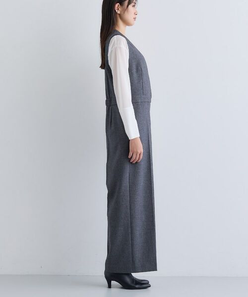 INDIVI / インディヴィ サロペット・オールインワン | 【トレンド／スタイルアップ】ストレッチコンビネゾン | 詳細10