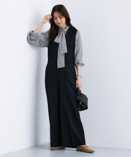 INDIVI / インディヴィ サロペット・オールインワン | 【トレンド／スタイルアップ】ストレッチコンビネゾン | 詳細3