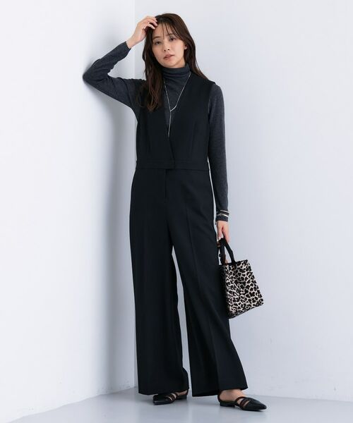 INDIVI / インディヴィ サロペット・オールインワン | 【トレンド／スタイルアップ】ストレッチコンビネゾン | 詳細4