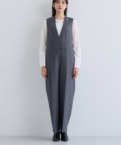 INDIVI / インディヴィ サロペット・オールインワン | 【トレンド／スタイルアップ】ストレッチコンビネゾン | 詳細9