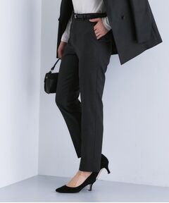 INDIVI / インディヴィ パンツ | 【日本製／スーツ／通勤】シルクウールストレッチ テーパードパンツ
