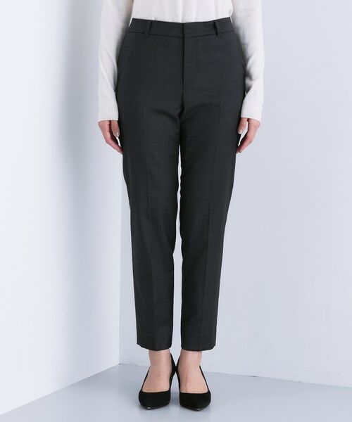 INDIVI / インディヴィ パンツ | 【日本製/スーツ/通勤】シルクウールストレッチ テーパードパンツ | 詳細10