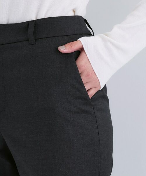 INDIVI / インディヴィ パンツ | 【日本製/スーツ/通勤】シルクウールストレッチ テーパードパンツ | 詳細14