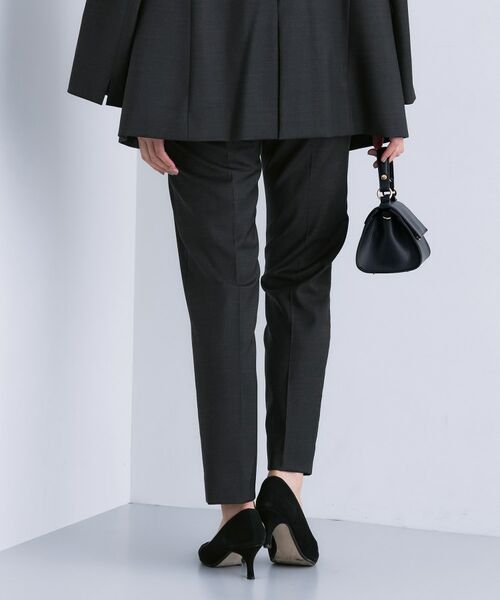 INDIVI / インディヴィ パンツ | 【日本製/スーツ/通勤】シルクウールストレッチ テーパードパンツ | 詳細7