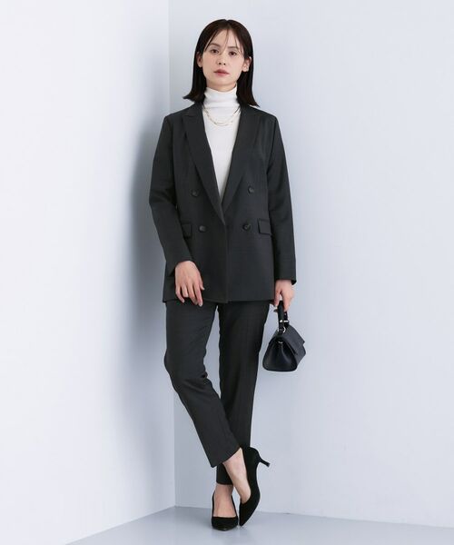 INDIVI / インディヴィ パンツ | 【日本製/スーツ/通勤】シルクウールストレッチ テーパードパンツ | 詳細8