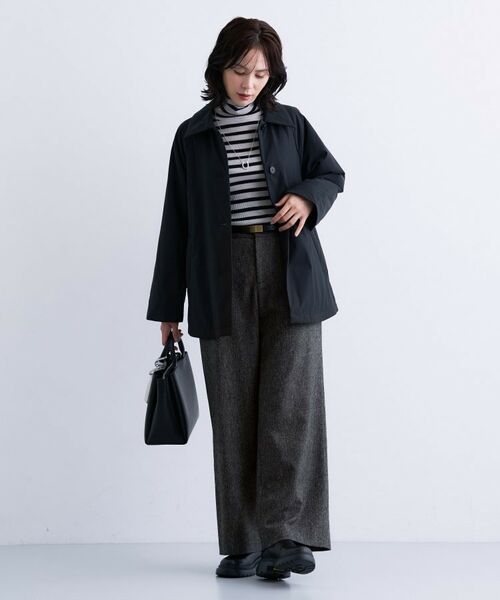 INDIVI / インディヴィ パンツ | 【褒められパンツ/ウール混】ウォームウール ワイドパンツ | 詳細24