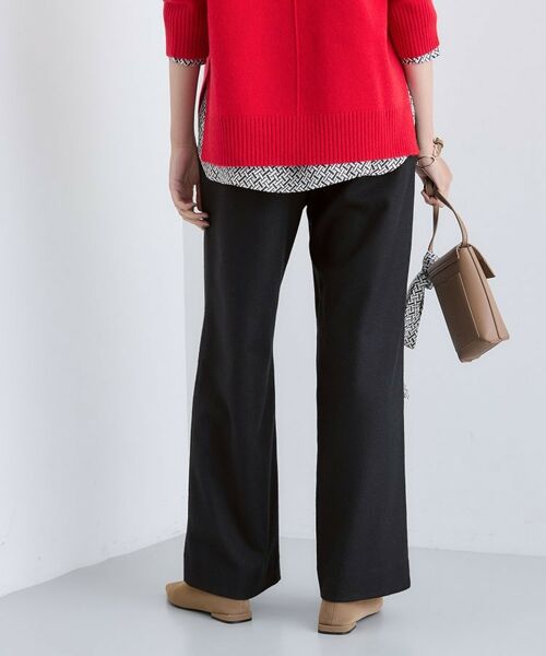 INDIVI / インディヴィ パンツ | 【褒められパンツ/ウール混】ウォームウール ワイドパンツ | 詳細3