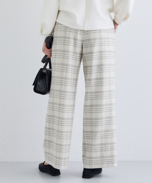 INDIVI / インディヴィ パンツ | 【褒められパンツ/ウール混】ウォームウール ワイドパンツ | 詳細7