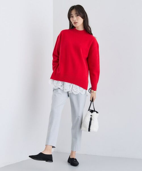 INDIVI / インディヴィ パンツ | 【洗える／裏起毛】ストレッチウォームパンツ | 詳細20