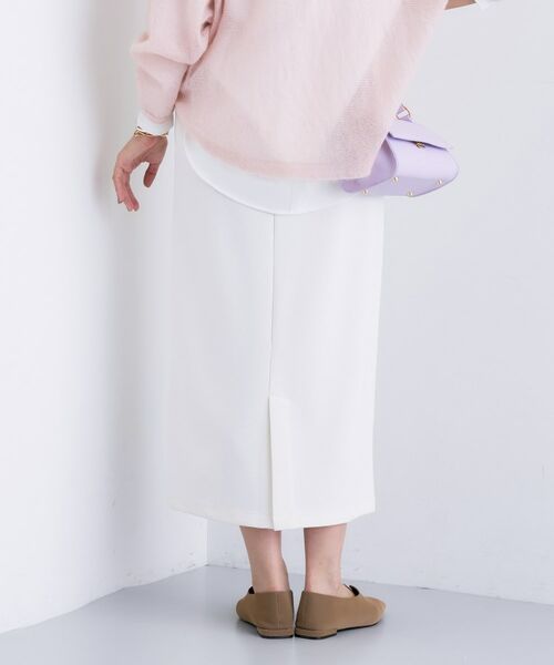 INDIVI / インディヴィ ロング・マキシ丈スカート | 【SETUP可能/Iライン】ダンボールジャージスカート | 詳細2