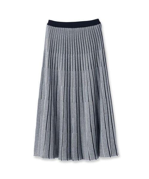 INDIVI / インディヴィ ロング・マキシ丈スカート | 【洗える/SETUP可能】ジャカードニット プリーツスカート | 詳細1