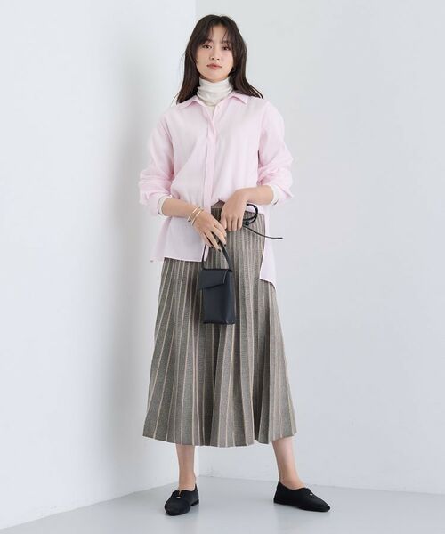 INDIVI / インディヴィ ロング・マキシ丈スカート | 【洗える/SETUP可能】ジャカードニット プリーツスカート | 詳細11