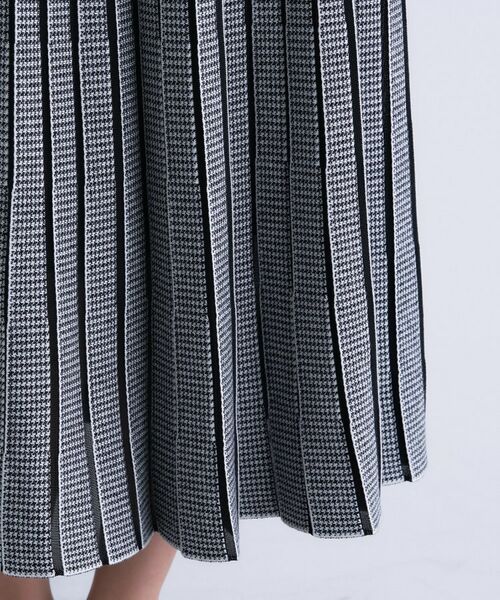 INDIVI / インディヴィ ロング・マキシ丈スカート | 【洗える/SETUP可能】ジャカードニット プリーツスカート | 詳細19