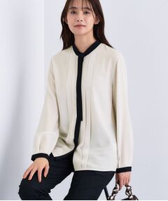 INDIVI / インディヴィ シャツ・ブラウス | 【きれいめ／オフィス／セレモニー】2WAYリボンタイブラウス