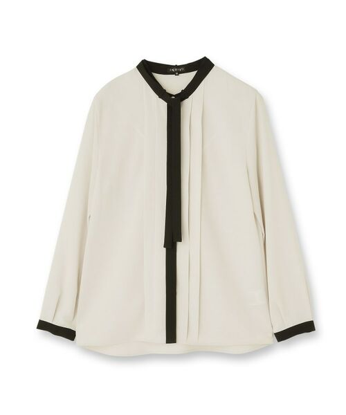 INDIVI / インディヴィ シャツ・ブラウス | 【きれいめ/オフィス/セレモニー】2WAYリボンタイブラウス | 詳細1