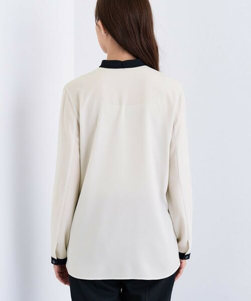 INDIVI / インディヴィ シャツ・ブラウス | 【きれいめ/オフィス/セレモニー】2WAYリボンタイブラウス | 詳細12