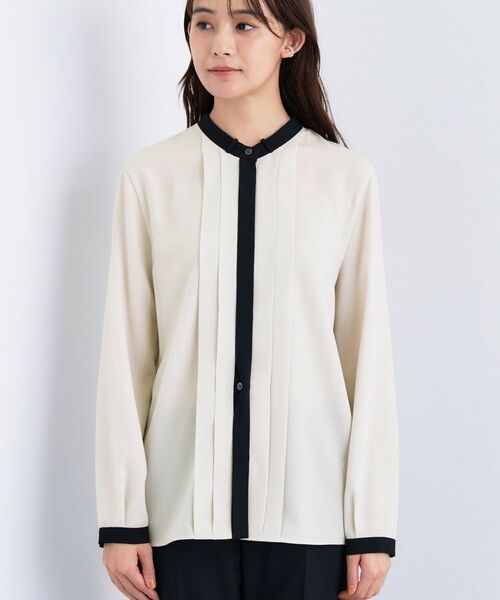 INDIVI / インディヴィ シャツ・ブラウス | 【きれいめ/オフィス/セレモニー】2WAYリボンタイブラウス | 詳細16