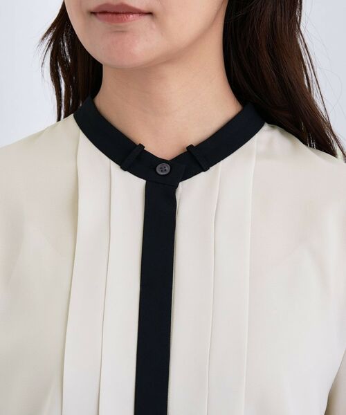 INDIVI / インディヴィ シャツ・ブラウス | 【きれいめ/オフィス/セレモニー】2WAYリボンタイブラウス | 詳細17