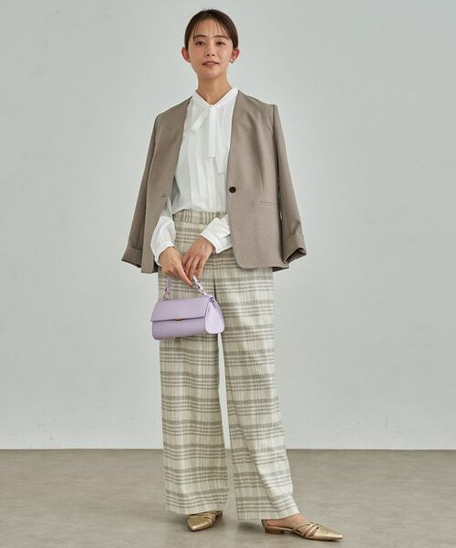 INDIVI / インディヴィ シャツ・ブラウス | 【きれいめ/オフィス/セレモニー】2WAYリボンタイブラウス | 詳細4