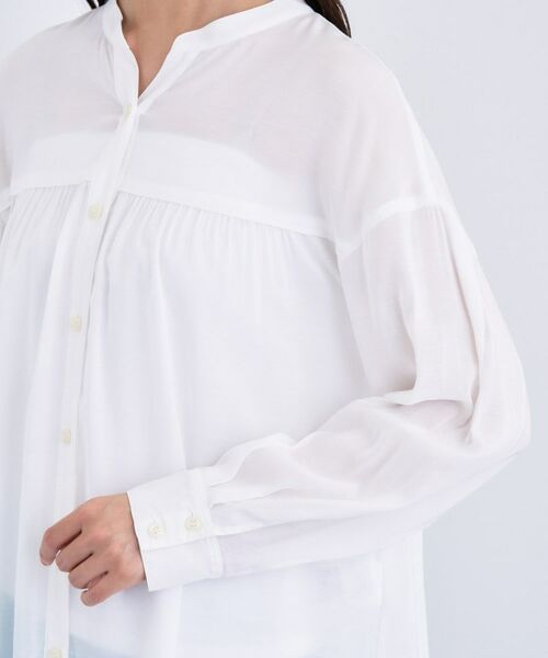 INDIVI / インディヴィ シャツ・ブラウス | 【きれいめ/ラメ】シャイニーローン ドレーピーブラウス | 詳細10