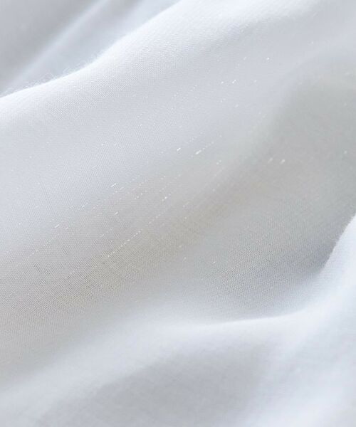 INDIVI / インディヴィ シャツ・ブラウス | 【きれいめ/ラメ】シャイニーローン ドレーピーブラウス | 詳細5