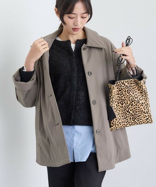 INDIVI / インディヴィ その他アウター | 【超軽量/蓄熱】ライトパフステンカラーコート | 詳細10