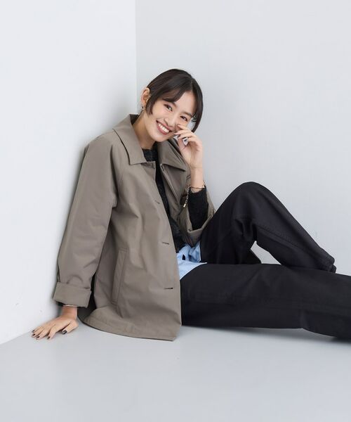 INDIVI / インディヴィ その他アウター | 【超軽量/蓄熱】ライトパフステンカラーコート | 詳細11