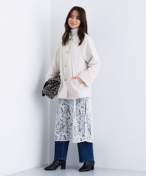 INDIVI / インディヴィ その他アウター | 【超軽量/蓄熱】ライトパフステンカラーコート | 詳細8