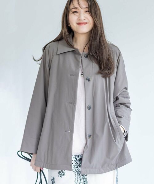 INDIVI / インディヴィ その他アウター | 【超軽量/蓄熱】ライトパフステンカラーコート(ベージュ(652))