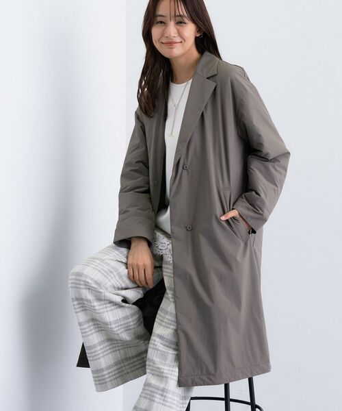 INDIVI / インディヴィ その他アウター | 【超軽量/蓄熱】ライトパフチェスターコート | 詳細10