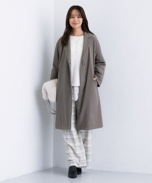 INDIVI / インディヴィ その他アウター | 【超軽量/蓄熱】ライトパフチェスターコート | 詳細12