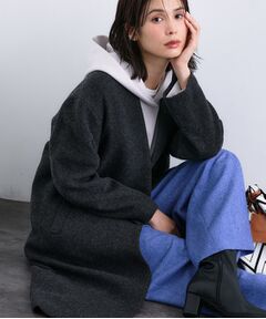 INDIVI / インディヴィ その他アウター | 【軽量／ウール混】ライトフォルム ロングコート