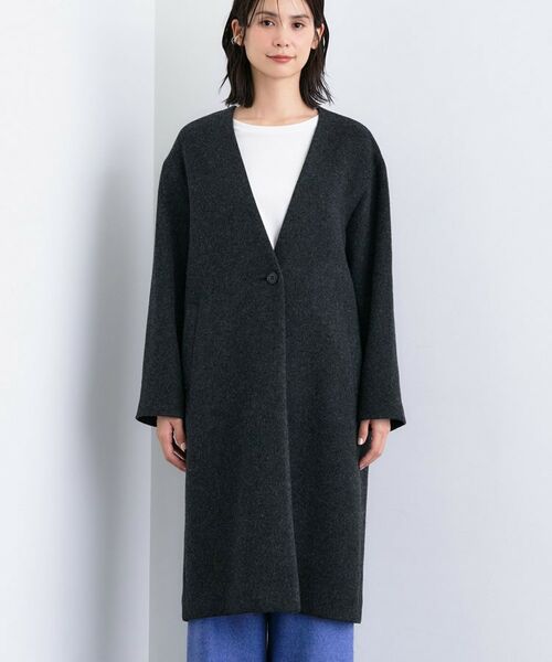 INDIVI / インディヴィ その他アウター | 【軽量/ウール混】ライトフォルム ロングコート | 詳細14