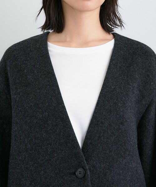 INDIVI / インディヴィ その他アウター | 【軽量/ウール混】ライトフォルム ロングコート | 詳細17