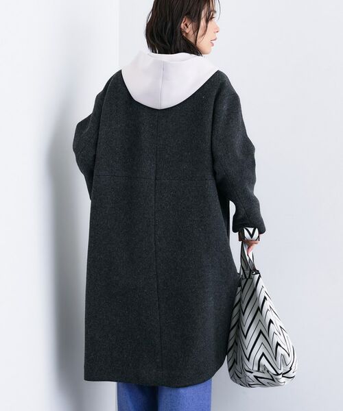 INDIVI / インディヴィ その他アウター | 【軽量/ウール混】ライトフォルム ロングコート | 詳細7