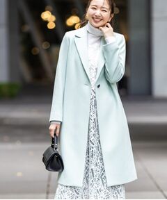 INDIVI / インディヴィ その他アウター | 【名品コート／日本製】ウール100％チェスターコート