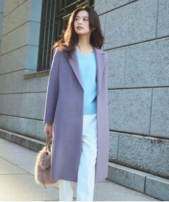 INDIVI / インディヴィ その他アウター | 【名品コート／日本製】ウール100％チェスターコート