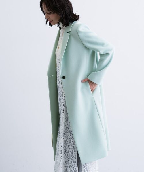 INDIVI / インディヴィ その他アウター | 【名品コート／日本製】ウール100％チェスターコート | 詳細10