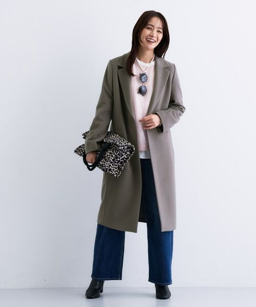 INDIVI / インディヴィ その他アウター | 【名品コート／日本製】ウール100％チェスターコート | 詳細16