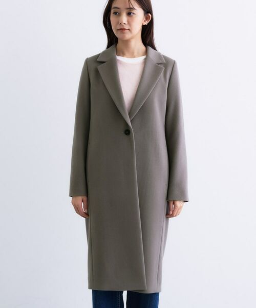 INDIVI / インディヴィ その他アウター | 【名品コート／日本製】ウール100％チェスターコート | 詳細18