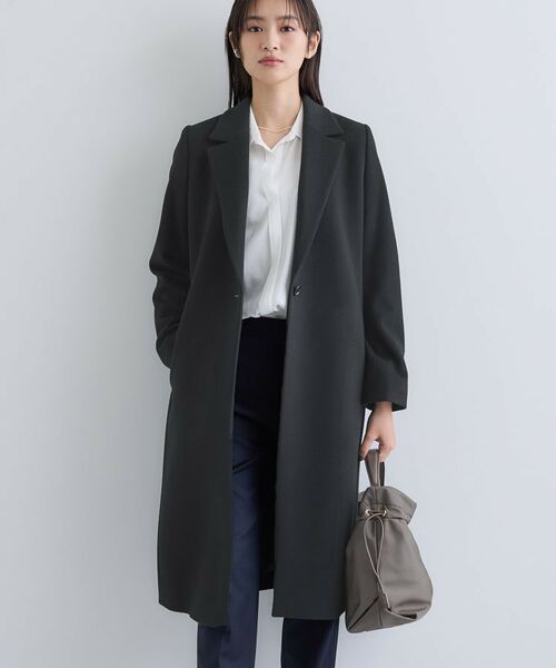 INDIVI / インディヴィ その他アウター | 【名品コート／日本製】ウール100％チェスターコート | 詳細2